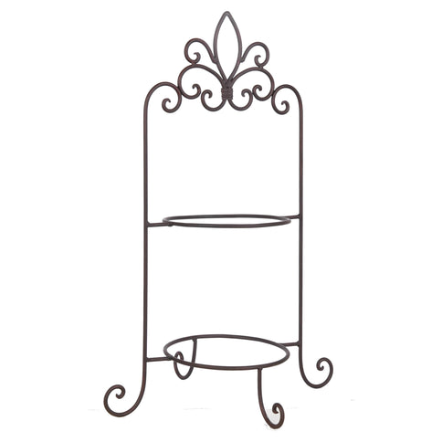 2 Tier Vintage Style Afternoon Tea Stand Cake Patisserie Table Display