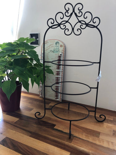 3 Tier Vintage Style Afternoon Tea Stand Cake Patisserie Table Display Iron