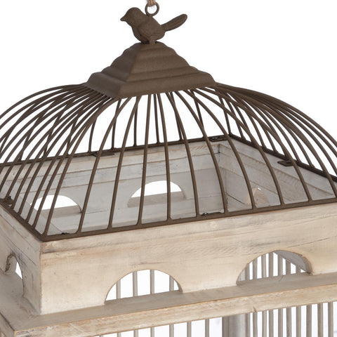 Distressed Shabby Chic Style Bird Cage Shelving Storage Display Wedding 95cm