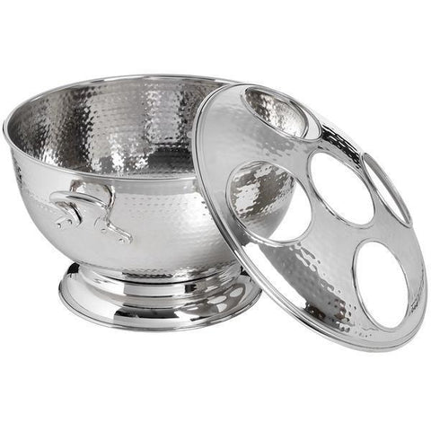 Champagne Wine Cooler Ice Bucket Metal Silver Bottle Holder Party