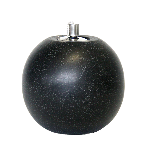 Sphere Oil Lamp Garden Torch Light Candle Terrazzo Terrace Decorative Ball 19cm