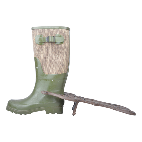 Cast Iron Boot Puller Pull Shoe Foot Jack Wellington Welly Remover 37cm