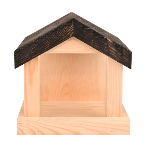 Wooden Bird Feeder Fence Wall Feeding Table Station FSC Certified Wood 23cm