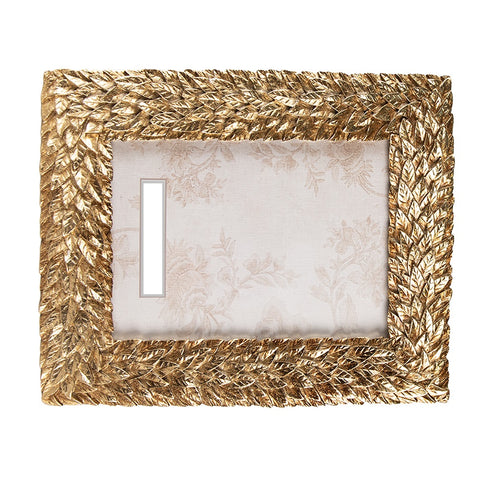 Gold Leaf Leaves Photo Picture Frame 6"x4" Portrait Landscape Table-top or Wall