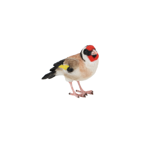 Goldfinch Garden Bird Ornament Sculpture Realistic Lifelike Wildlife Frost Proof British Birds