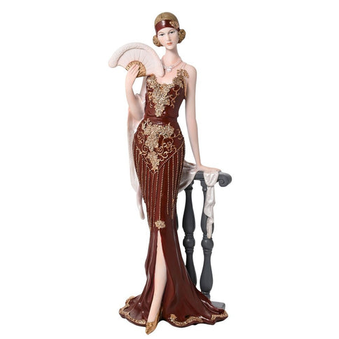 Broadway Belles 1920's Art Deco Lady Figurine Ornament Collectible Eleanor 33cm