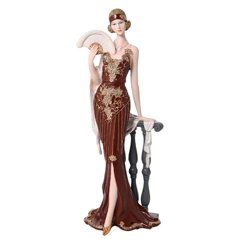 Broadway Belles 1920's Art Deco Lady Figurine Ornament Collectible Eleanor 33cm