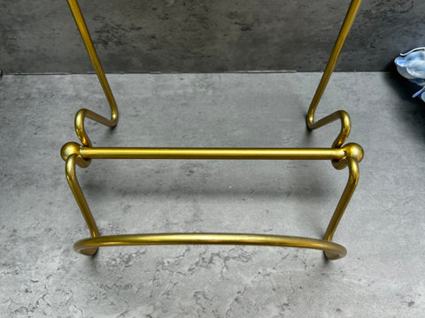 Gold Toilet Paper Roll Holder Wall Mounted Toilettes French Style Metal 