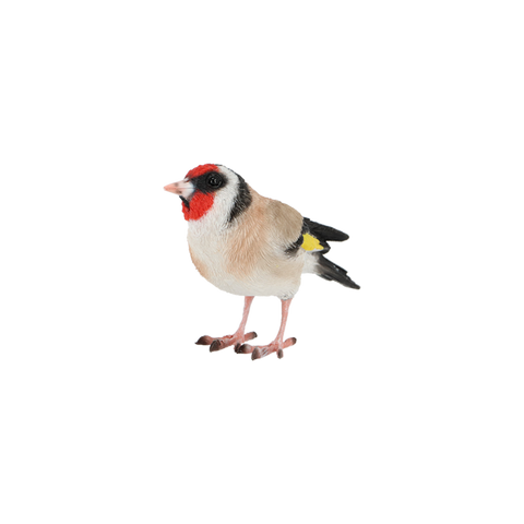 Goldfinch Garden Bird Ornament Sculpture Realistic Lifelike Wildlife Frost Proof British Birds