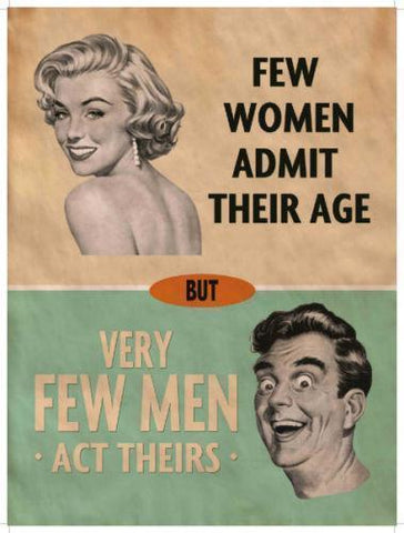 Vintage Style Retro Metal Wall Sign Plaque Men Women Novelty Gift 15x20cm