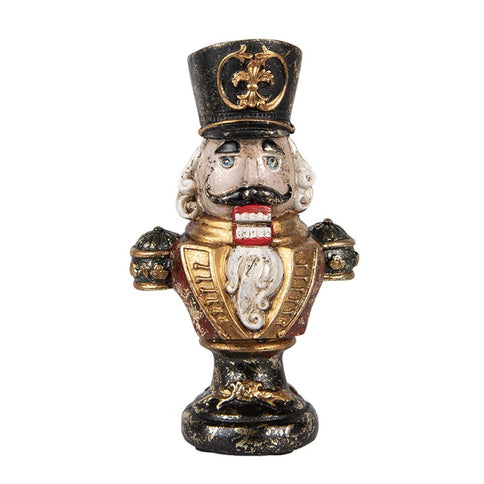 15cm Nutcracker Christmas Decoration Ornament Figurine Suited Bust