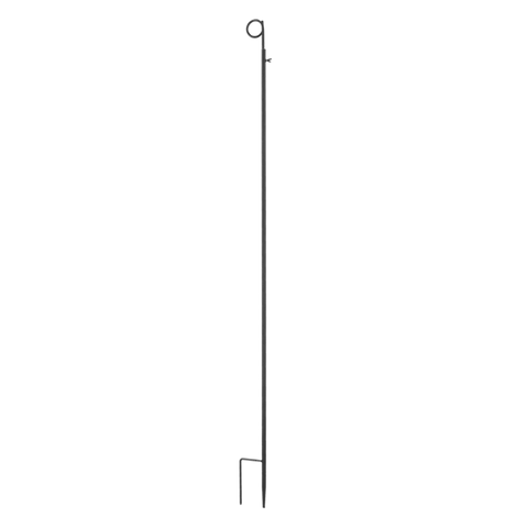 Festoon Steel Pole Hook fMetal Outdoor String Light Pole 1.3 to 2.7m Adjustable