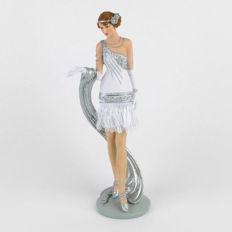 Stunning 1920's Art Deco Charleston Gatsby Girls Lady Figurine Ornament Frances