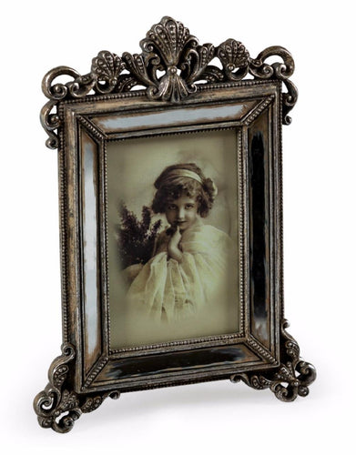 Ornate Antique Silver Victorian Style Photo Photograph Picture Frame 6 x 4