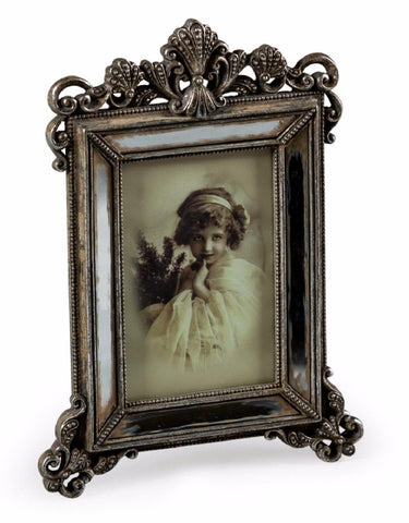Ornate Antique Silver Victorian Style Photo Photograph Picture Frame 6 x 4" Gift