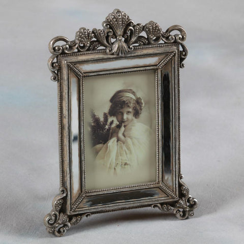 Ornate Antique Silver Victorian Style Photo Photograph Picture Frame 6 x 4" Gift