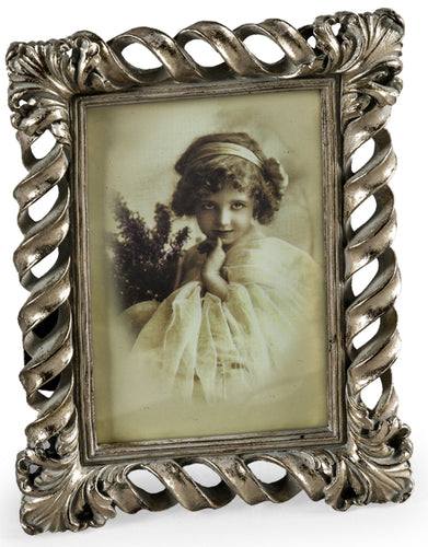 Ornate Antique Silver Vintage Style Photo Photograph Picture Frame 5 x 7