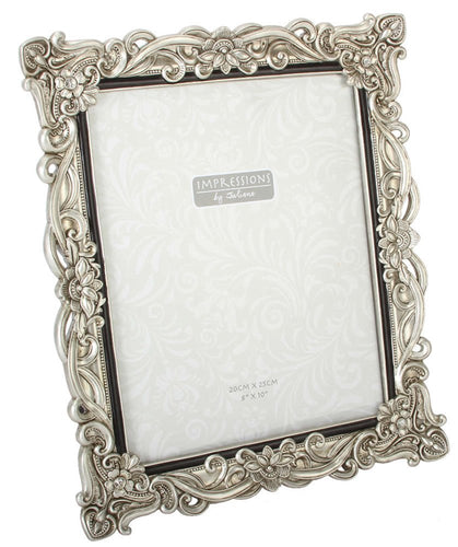 Ornate Antique Silver Vintage Style Photo Photograph Picture Frame 8