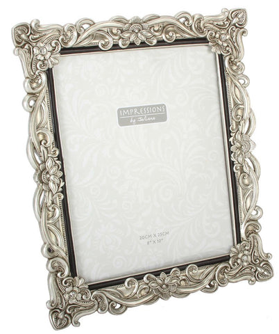 Ornate Antique Silver Vintage Style Photo Photograph Picture Frame 8" x 10" Gift