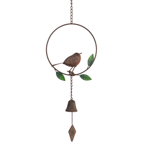 Robin Bird Wind Chime Bell Garden Decor Remembrance Gift Robins Appear When Lovel Ones Are Near