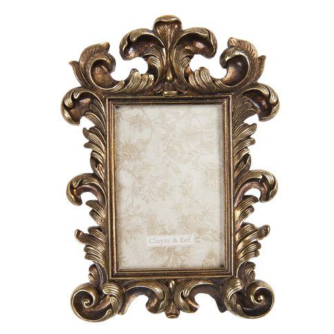 Vintage Style Baroque Scrolling Leaf Antique Gold Photo Picture Frame 4