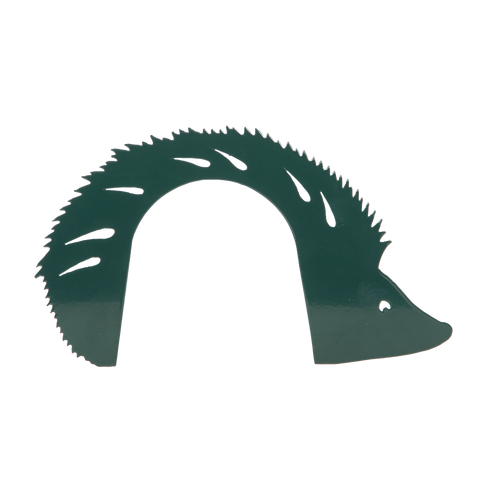 Hedgehog Highway Wildlife Passage Arch Green Metal Fence Garden Crossing Gate