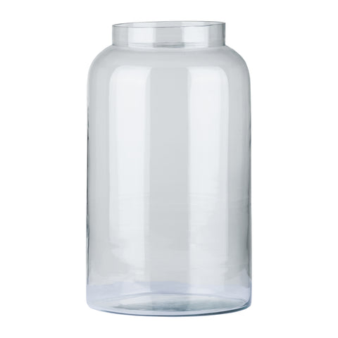 Glass Apothecary Jar Flower Vase Clear Glass Holder Display Jar Storage 31cm