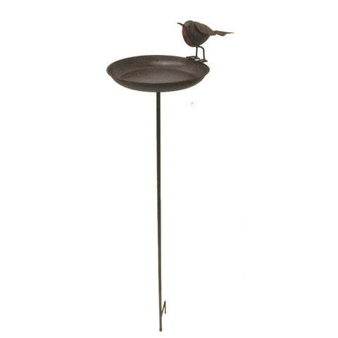 bird table on a stake