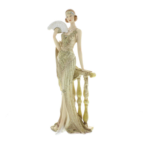 Broadway Belles 1920's Art Deco Lady Figurine Ornament Collectible 34cm Octavia